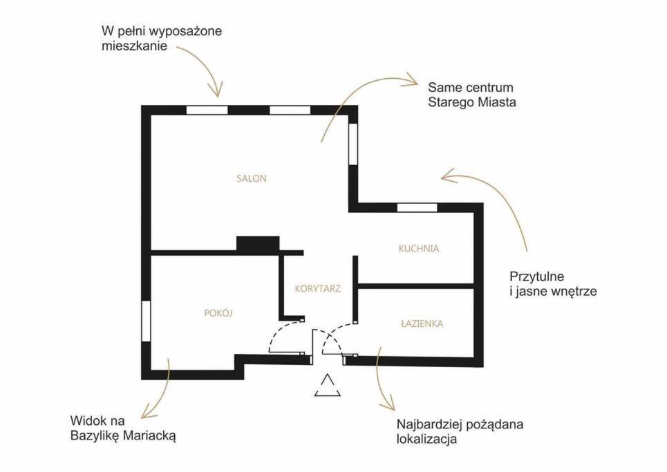 Urokliwy Apartament Gdansk 아파트 외부 사진